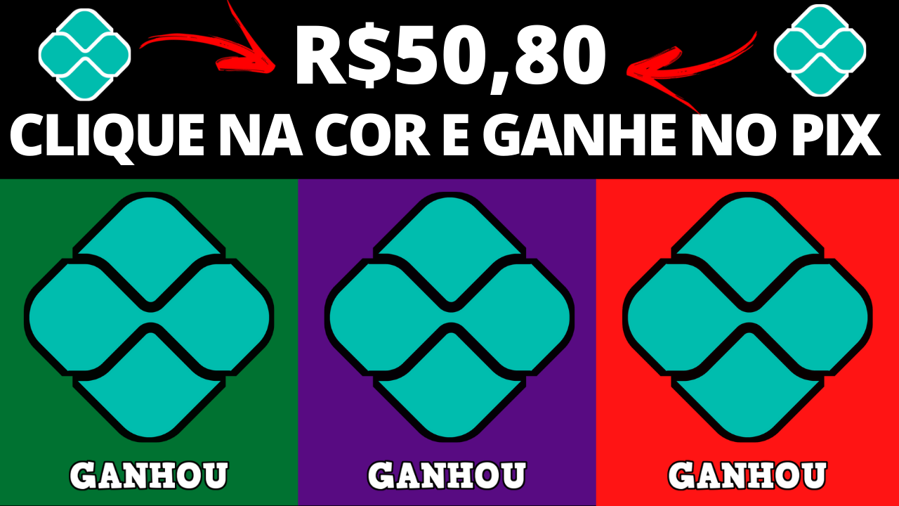 [INÉDITO] CLIQUE NA COR E GANHE DINHEIRO NO PIX (NOVO APP PAGANDO DE VERDADE)