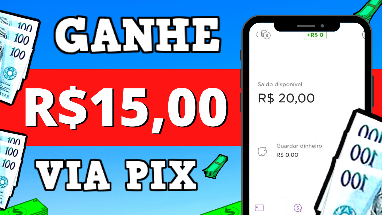[LANÇOU] 😍😱 APLICATIVO PAGANDO NO PIX sem TRABALHOR (Ganhar Dinheiro Online)