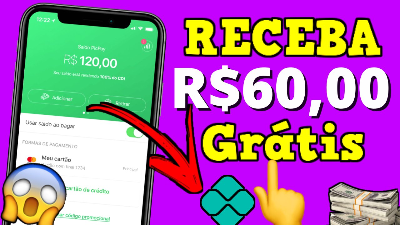 [URGENTE] 😍😍 APLICATIVO PAGANDO R$60 REAIS NO PIX /Ganhar Dinheiro Online Hoje