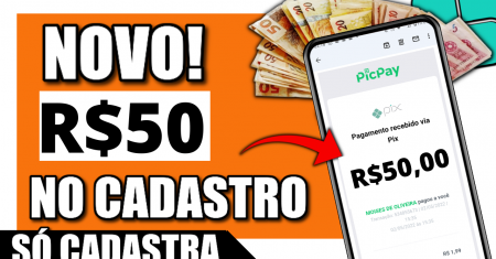 [Cadastre e Ganhe R$50] no Pix APLICATIVO PAGANDO POR CADASTRO 2022 (Ganhar Dinheiro Online)
