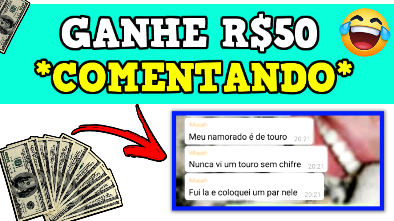 Ganhe MUITO Pix R$50 Só Para COMENTAR Nesse APLICATIVO (Ganhar Dinheiro)