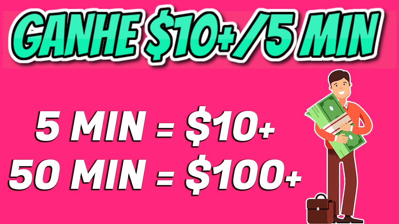 Receba $ 10 a cada 5 minutos GRATUITAMENTE! (30 min = $ 100) | Ganhar Dinheiro Online
