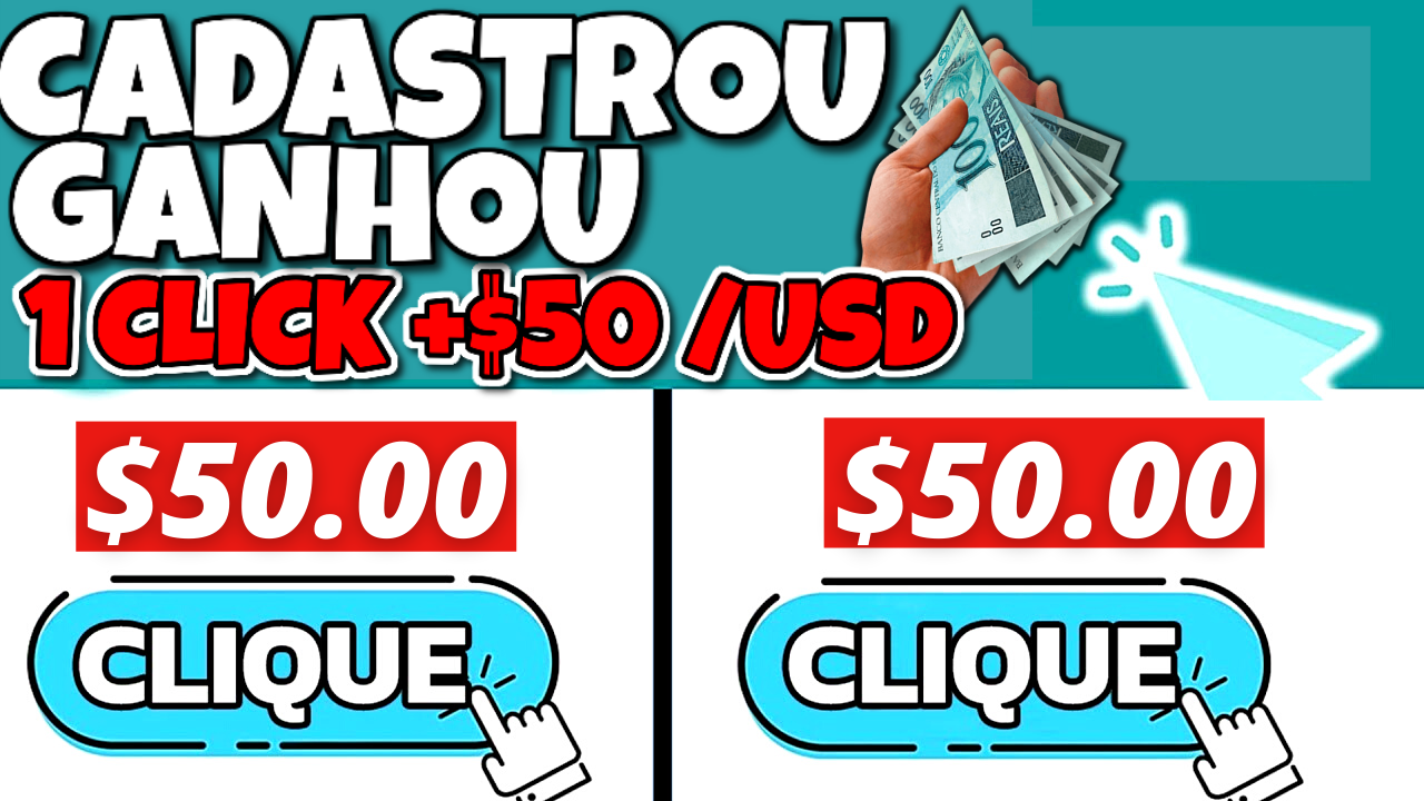 Ganhe $ 50 Dólares no Cadastro (Renda Extra Urgente) sem Indicar!