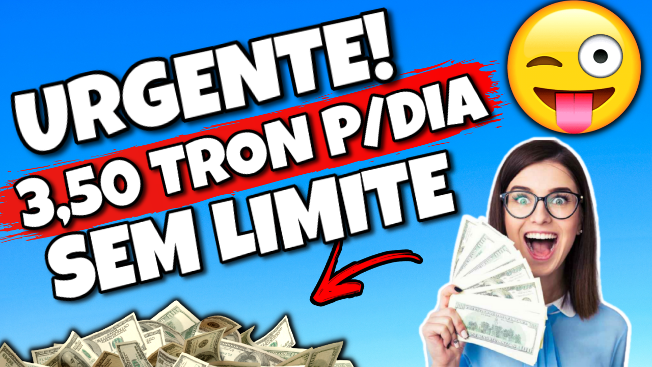 MELHOR MINERADORA GRÁTIS PARA 2022 (3,50 TRON POR DIA) Como Ganhar Dinheiro!