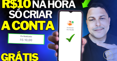 Ganhar 10 no Cadastro e SACAR NA HORA Não Precisar Pagar Nada APP PAGANDO NO CADASTRO