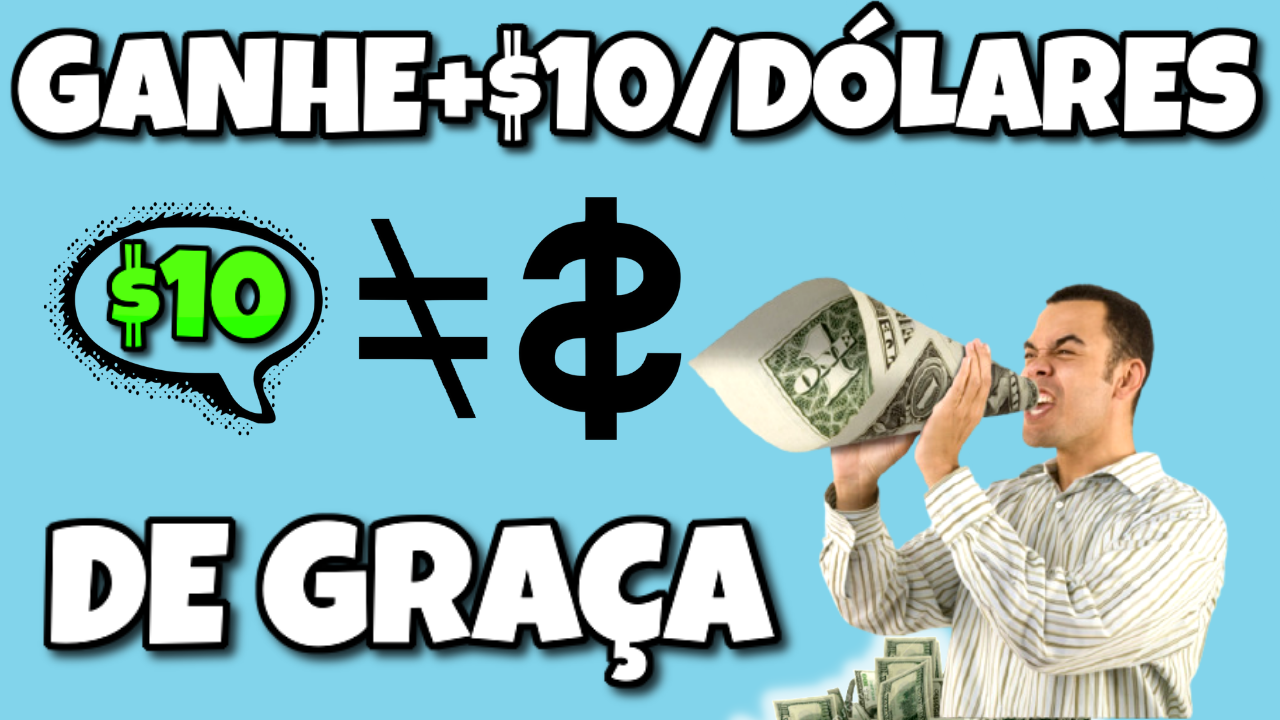 URGENTE GANHE $ 10 SÓ PELO REGISTRO /+LUCRO DIARIO NO AUTOMÁTICO (Ganhar Dinheiro Online)