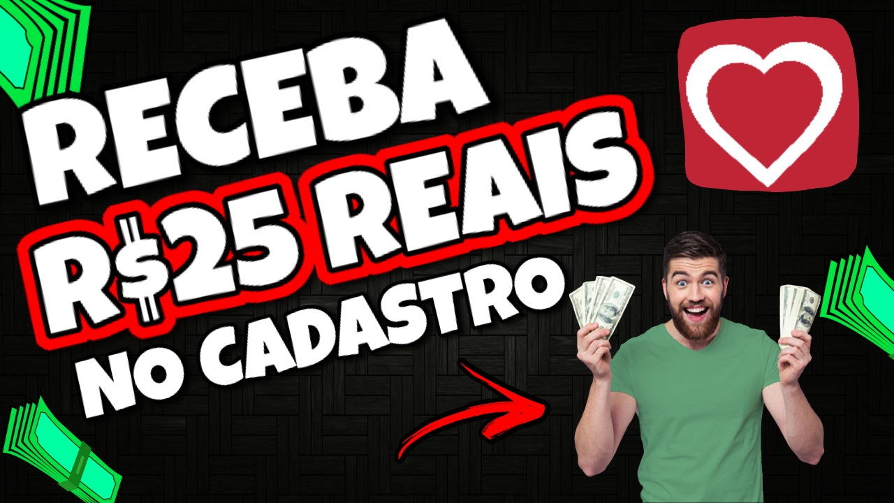 NOVO! GANHE R$25 SÓ NO CADASTRO [LANÇAMENTO] GANHAR DINHEIRO ONLINE