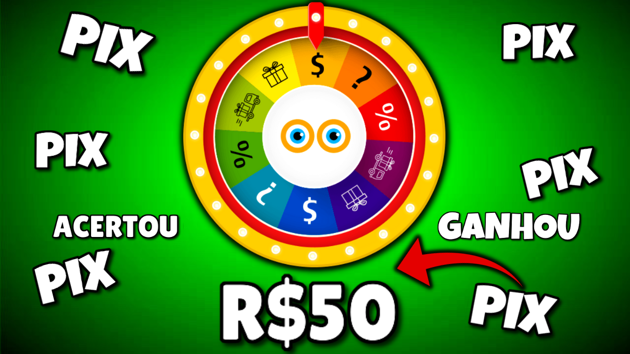 ROLETA DO PIX – GANHE ATÉ R$50 NO PIX [GIRE E GANHE] APLICATIVO PARA GANHAR DINHEIRO