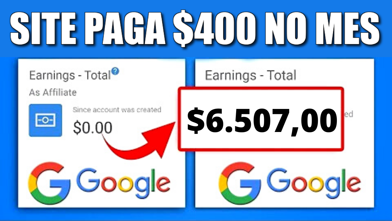 CORRE – Site DANDO $400 Por MES Novo LANÇAMENTO hoje (Ganhar Dinheiro Online)