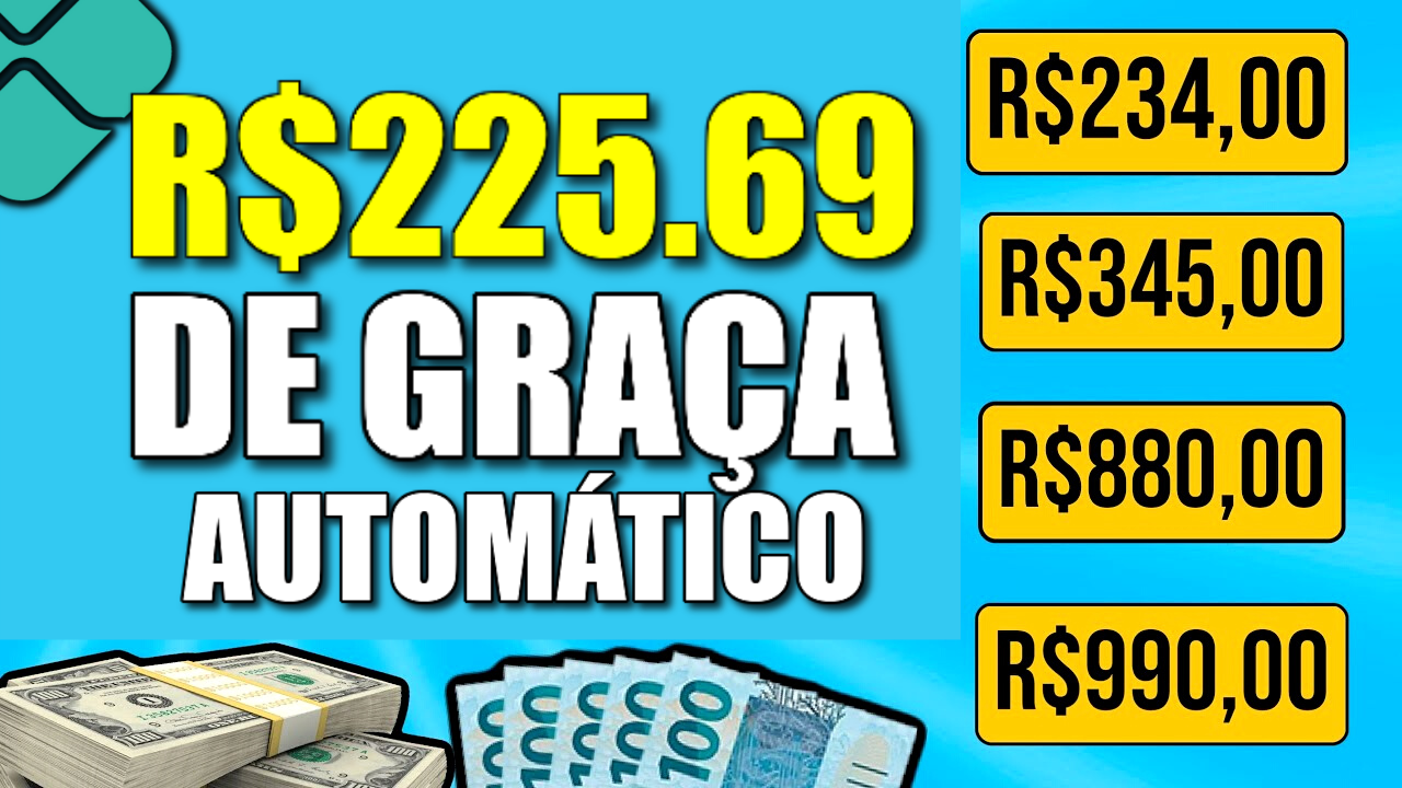 ACABOU DE LANÇAR e JÁ tá PAGANDO R$225.69 Grátis e AUTOMÁTICO (Ganhar Dinheiro Online)