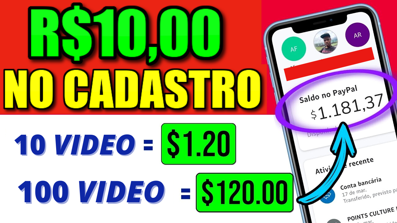 [URGENTE] Esse APP PAGA R$10 Para VOCÊ NA HORA (SAQUE HOJE) Como Ganhar Dinheiro na Internet