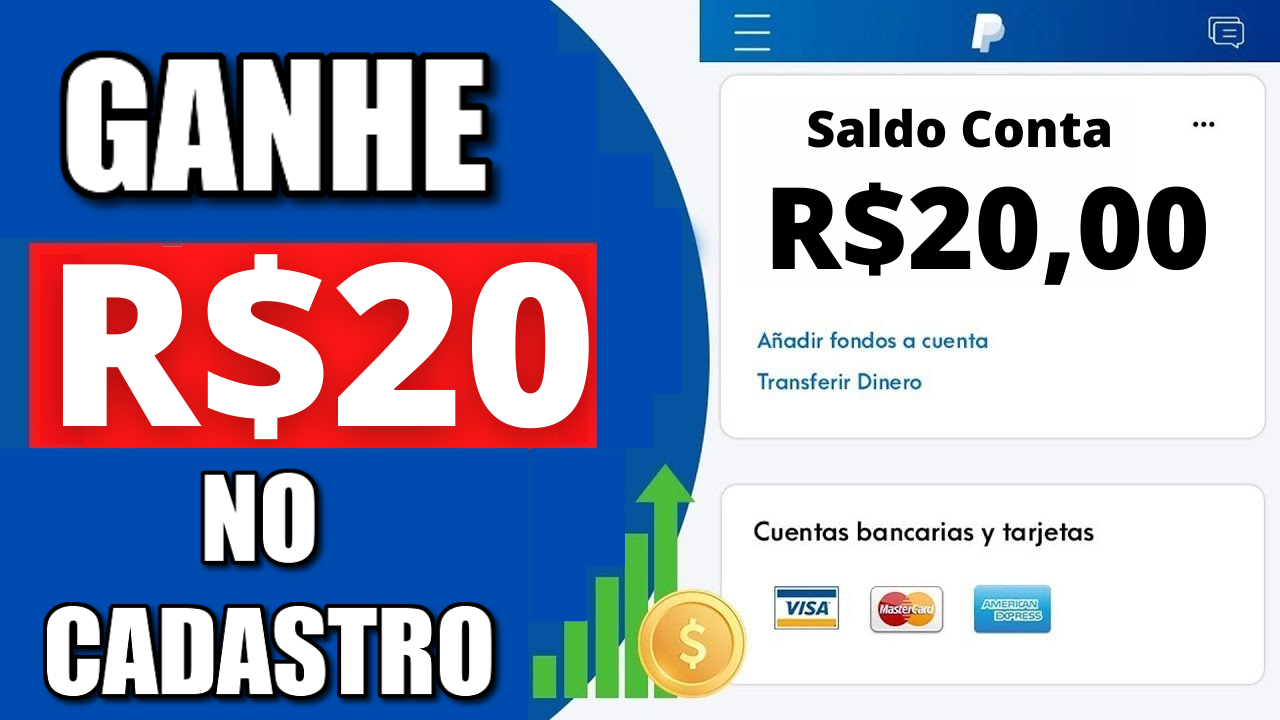 Ganhe R$20 no CADASTRO [+R$10 COM ESSE CUPOM] Ganhar Dinheiro Online