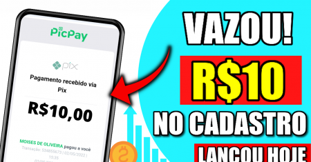 [Cadastrou Sacou R$10] NOVO! APP PAGANDO NO CADASTRO 2022 Via PIX (Ganhar Dinheiro na Internet)