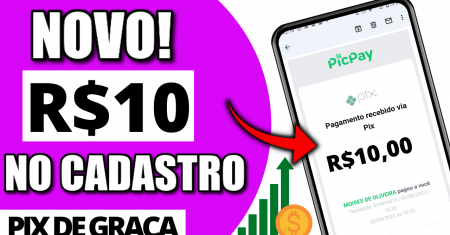 [Cadastrou Ganhou R$10 Reais] APP PAGANDO NO CADASTRO Via PIX 2022 (Ganhe Dinheiro na Internet)