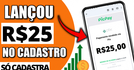 [Cadastre e Ganhe R$25] NOVO APP PAGANDO POR CADASTRO 2022 / VIA PIX (App Pagando no Cadastro)