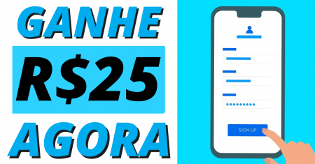 [SAIU AGORA R$25] NOVO APLICATIVO PAGANDO NO CADASTRO (App Pagando Por Cadastro)