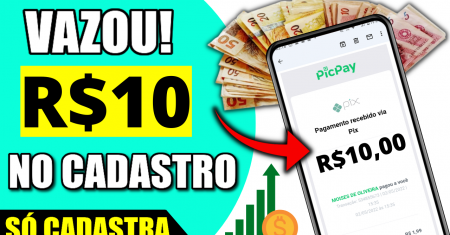 [BAIXE E GANHE R$10] NO CADASTRO! APP PAGANDO POR CADASTRO 2022 (Ganhar Dinheiro na Internet)