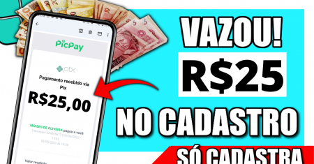 [Cadastrou Ganhou R$25 Reais] APP PAGANDO POR CADASTRO Via PIX 2022 (Ganhe Dinheiro na Internet)