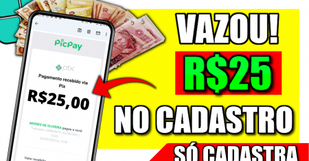 [Cadastre e Ganhe R$25] Via PIX APP PAGANDO POR CADASTRO 2022 / Ganhar Dinheiro na Internet
