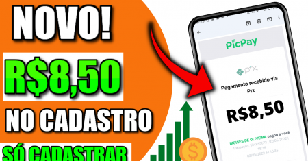 Ganhar no Cadastro! R$8,5 SÓ CADASTRAR APP PAGANDO POR CADASTRO 2022 VIA PIX Ganhar Dinheiro Online