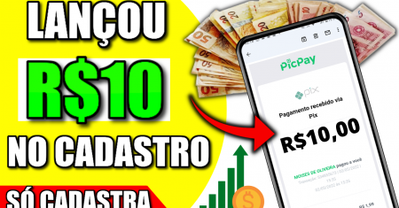 SAIU AGORA! R$10 NO CADASTRO APP PAGANDO POR CADASTRO 2022 (Ganhar Dinheiro Online)