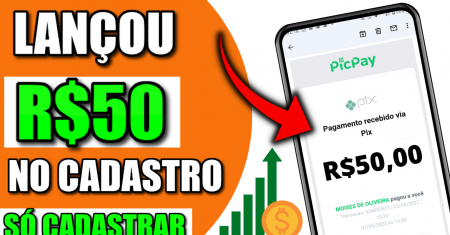 [Ganhar no Cadastro] R$50 só CADASTRAR APP PAGANDO POR CADASTRO 2022 Via Pix / Ganhar Dinheiro Online)