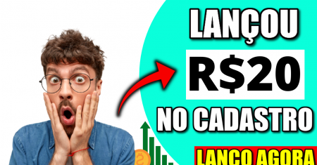 Cadastrou Ganhou! R$20 só CADASTRAR APP PAGANDO POR CADASTRO VIA PIX 2022 (Ganhar Dinheiro Online)