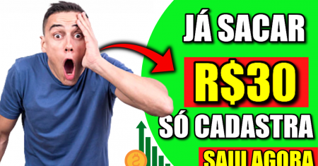 PIX DE+R$30 no Cadastro! APP PAGANDO R$30 REAIS POR CADASTRO 2022 (Ganhar Dinheiro Online)