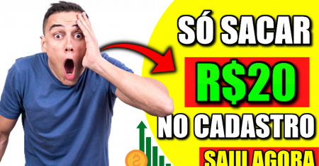 [Pix De R$20] NO CADASTRO! APP PAGANDO R$20 REAIS Por CADASTRO 2022 (Ganhar Dinheiro Online)