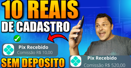 GANHE R$10,00 REAIS AGORA NO PIX – NOVO APP PAGANDO POR CADASTRO 2023 [Como Ganhar Dinheiro]