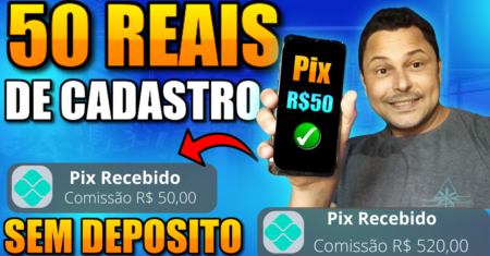 [GANHE 50 REAIS] NO CADASTRO – APP PAGANDO POR CADASTRO 2023 (Ganhar Dinheiro no Cadastro)