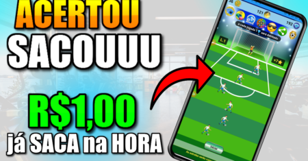 ACERTOU o GOL já SACAR R$1 na HORA Via Pix APP para GANHAR DINHEIRO JOGANDO (app pagando via pix)