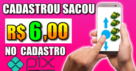 App Pagando Via Pix! Com SAQUE no CADASTRO (SEM PEGADINHA) App Para GANHAR DINHEIRO no CADASTRO