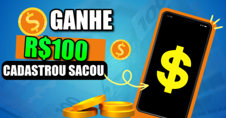 CADASTROU GANHOU $100 no CADASTRO App PAGANDO no CADASTRO Via PIX (Ganhar Dinheiro no cadastro)