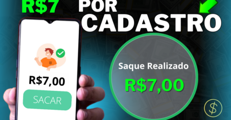 Cadastre e ganhe R$ 7 no Cadastro *Novo* App pagando no cadastro 2024