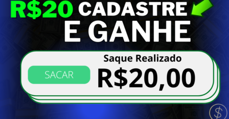 Como Ganhar 20 Reais agora no pix (SEM DEPOSITO) Platafoma que da Dinheiro no Cadastro 2024