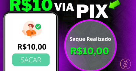 Como Ganhar 10 Reais agora no pix SEM DEPOSITO – APP Para GANHAR DINHEIRO via Pix EM 2024