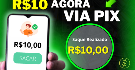 como ganhar 10 reais agora no pix 2024 SEM GASTA NADA App para ganhar dinheiro via pix