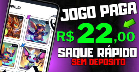 APP de GANHAR DINHEIRO no PIX JOGANDO – Saque até R$22 em 1 dia \ Jogo Pagando via Pix EM 2024