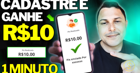 Como Ganhar 10 Reais Agora no Pix – SEM GASTA NADA – App para GANHAR DINHEIRO no PIX 2024