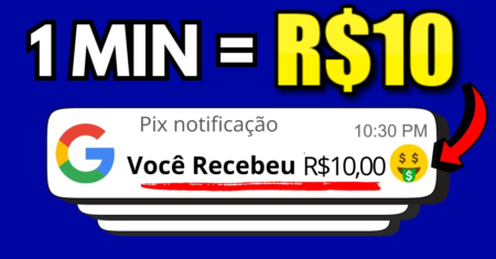 APP Paga R$10 só Pelo CADASTRO (GRÁTIS) NOVO Ganhar Dinheiro Online!