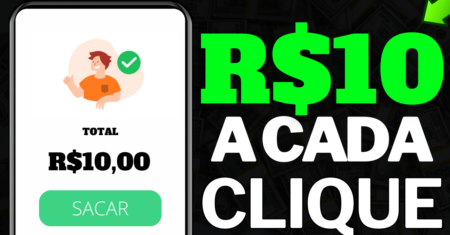 Como Ganha 10 reais agora com 1 Clique SEM PAGAR NADA ganha dinheiro online 2024