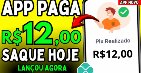 Novo APP para GANHAR DINHEIRO no PIX JOGANDO! Paga Mesmo R$12! Jogo que Paga no Pix