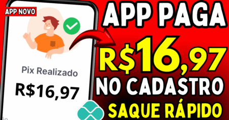 Incrível R$16 só no Cadastro! APP para GANHAR DINHEIRO no PIX! Jogos que Pagam no Pix 2025