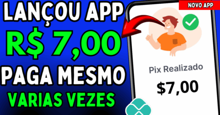App pagando 7 reais no pix! APP para GANHAR DINHEIRO no PIX! Jogos de Ganhar dinheiro 2025
