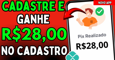 App pagando 28 reais no Pix! APP para GANHAR DINHEIRO no PIX! apps de Ganhar dinheiro 2025