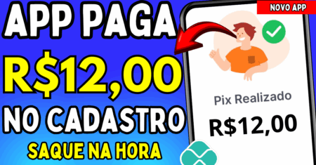 Novo R$12 só no Cadastro, APP para GANHAR DINHEIRO no PIX, Jogos que Pagam no Pix 2025