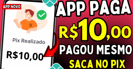 *ABRIU o APP Sacou na HORA – PAGA NO PIX – APP para GANHAR DINHEIRO no CADASTRO 2025