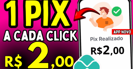 Cadastrou, Ganhou Sacou APP para GANHAR DINHEIRO no PIX – App que paga mesmo 2025