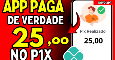 CADASTRE e GANHE! Novo APLICATIVO para GANHAR DINHEIRO 2026 (app pagando no cadastro via pix)
